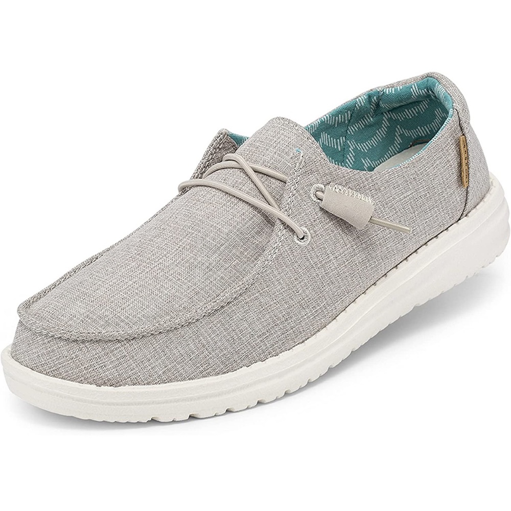Hey Dude Women's Wendy Sox Women’s Shoes Women’s Lace Up Loafers Comfortable